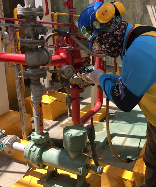 揮發性有機物洩漏測定方法