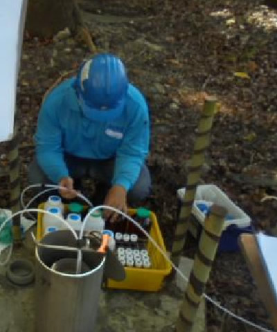 監測井地下水採樣