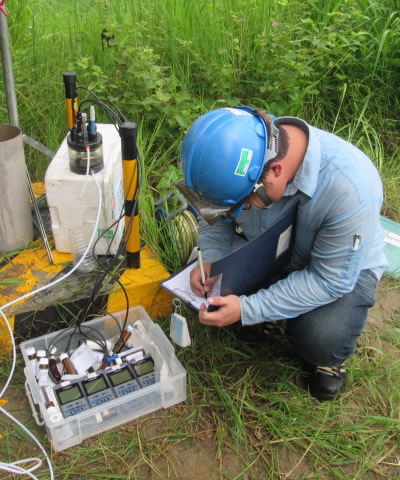 監測井地下水採樣