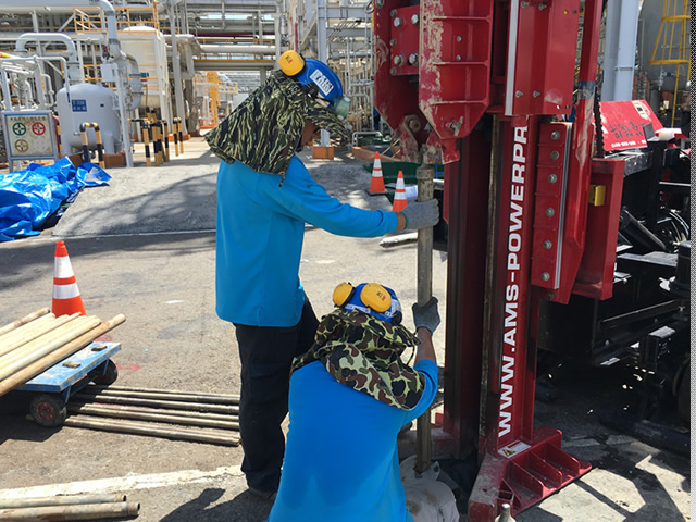 鑽機採樣,土壤類